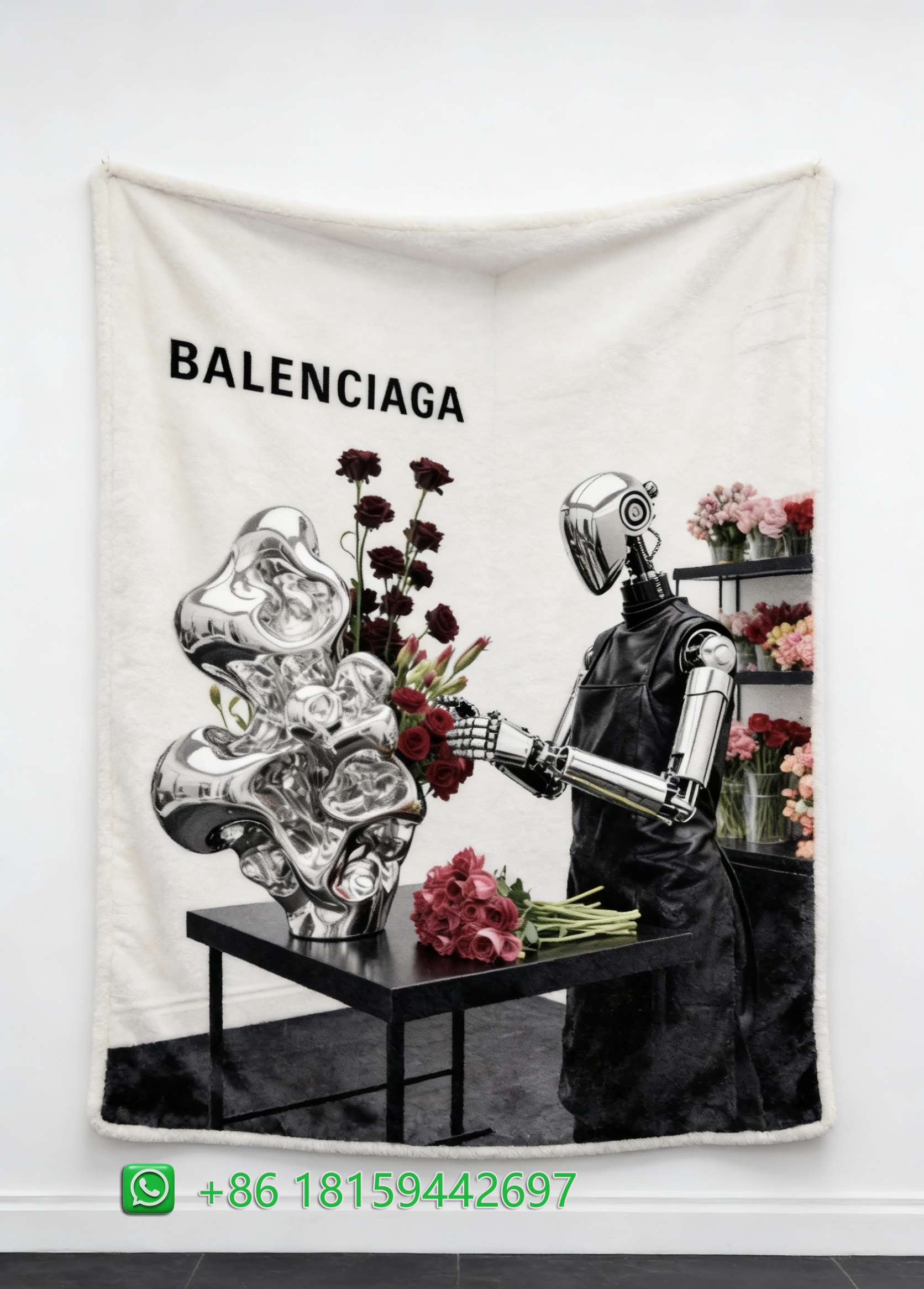 Balenciaga Throw Blankets